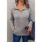 Azura Exchange Quarter Zip Pullover Sweatshirt - L