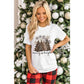 Azura Exchange Leopard Christmas Tree Graphic Print T-Shirt - 2XL