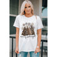 Azura Exchange Leopard Christmas Tree Graphic Print T-Shirt - 2XL