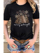 Azura Exchange Leopard Christmas Tree Graphic Print T-Shirt - 2XL