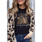 Azura Exchange Leopard Christmas Tree Graphic Print T-Shirt - XL