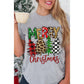 Azura Exchange Christmas Tree Pattern Crew Neck Graphic Tee - 2XL