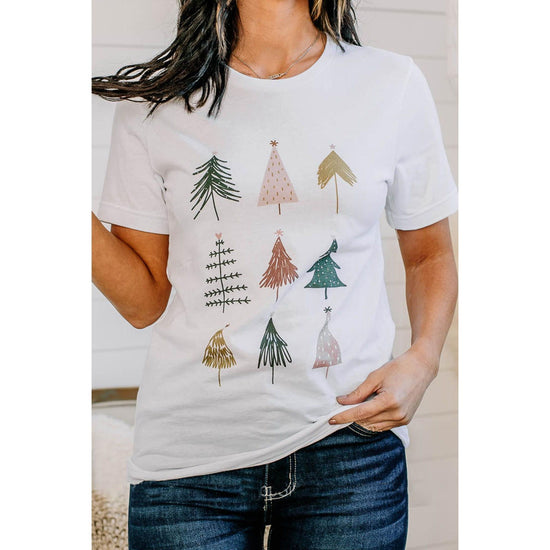 Azura Exchange Christmas Tree Graphic Tee - L