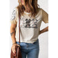 Azura Exchange Easter Bunny Leopard Bleached Print Graphic Tee - S