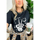 Azura Exchange Halloween Bat & Skeleton Hand Graphic Tee - 2XL