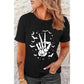 Azura Exchange Halloween Bat & Skeleton Hand Graphic Tee - 2XL