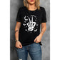 Azura Exchange Halloween Bat & Skeleton Hand Graphic Tee - 2XL