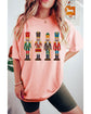 Pink Cute Nutcracker Graphic Crewneck Christmas T Shirt - M