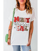 White MERRY Christmas YAll Graphic Crewneck T Shirt - 2XL