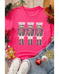Rose Red Nutcracker Graphic Christmas Holiday T Shirt - S