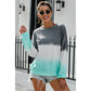 Azura Exchange Color Block Tie Dye Sweatshirt - S