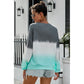 Azura Exchange Color Block Tie Dye Sweatshirt - S