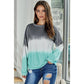 Azura Exchange Color Block Tie Dye Sweatshirt - S