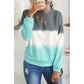 Azura Exchange Color Block Tie Dye Sweatshirt - S