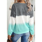 Azura Exchange Color Block Tie Dye Sweatshirt - S