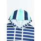 Azura Exchange Striped Drawstring Hoodie - L