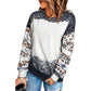 Azura Exchange Leopard Tie Dye Sweatshirt - L