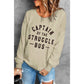 Azura Exchange Khaki Graphic Sweatshirt - 2XL