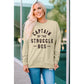 Azura Exchange Khaki Graphic Sweatshirt - 2XL