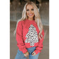 Azura Exchange Leopard Print Pullover Sweatshirt - M