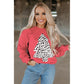 Azura Exchange Leopard Print Pullover Sweatshirt - M