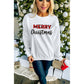 Azura Exchange MERRY Christmas Plaid Print Pullover Sweatshirt - L