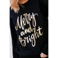 Azura Exchange Merry & Bright Print Sweatshirt - 2XL