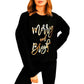 Azura Exchange Merry & Bright Print Sweatshirt - 2XL