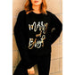 Azura Exchange Merry & Bright Print Sweatshirt - L