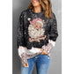 Azura Exchange Leopard Print Graphic Sweatshirt - S