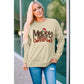 Azura Exchange Merry Christmas Hat Leopard Print Sweatshirt - S