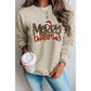 Azura Exchange Merry Christmas Hat Leopard Print Sweatshirt - XL