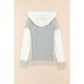 Azura Exchange Patchwork Knit Hoodie - L