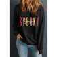 Azura Exchange Spooky Season Halloween Graphic Sweatshirt - S