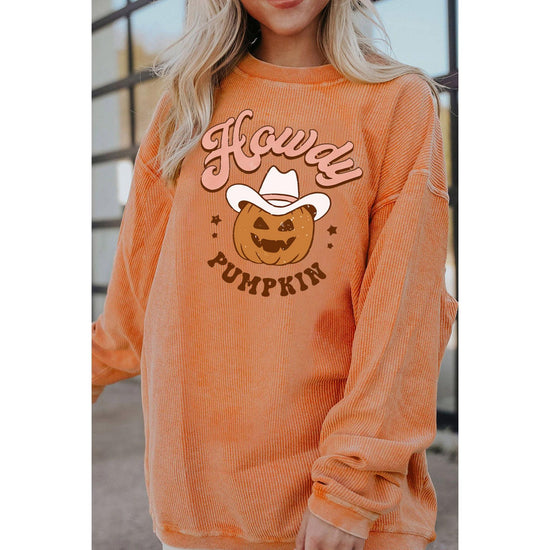 Azura Exchange Howdy Pumpkin Halloween Graphic Sweatshirt - 2XL