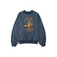 Azura Exchange Halloween Letter Graphic Drop Shoulder Sweatshirt - L