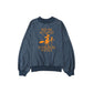 Azura Exchange Halloween Letter Graphic Drop Shoulder Sweatshirt - L