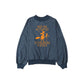 Azura Exchange Halloween Letter Graphic Drop Shoulder Sweatshirt - M