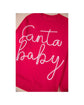 Fiery Red Christmas Santa Baby Tinsel Graphic Sweatshirt - XL