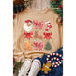 Khaki Christmas Pattern Graphic Crew Neck Sweatshirt - 2XL