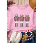 Pink Christmas Nutcracker Graphic Pullover Sweatshirt - S