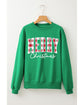 Dark Green Merry Christmas Heat Transfer Graphic Sweatshirt - 2XL