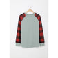 Azura Exchange Plaid Long Sleeve Sweatshirt - L