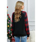 Azura Exchange Plaid Long Sleeve Sweatshirt - L