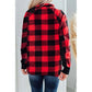 Azura Exchange Plaid Paneled Sweatshirt - L