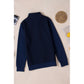 Azura Exchange Luxury Waffle Zip Up Sweatshirt - M