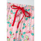 Multicolour Floral Christmas Pajamas Set - S