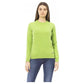 Baldinini Long Sleeve Crewneck Sweater with Monogram Detail M Women