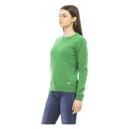 Baldinini Metal Monogram Crewneck Sweater M Women