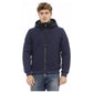 Threaded Pocket Jacket with Double Breasted Front Closure L Men